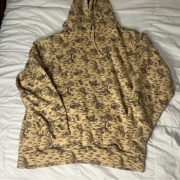 Teddy Fresh Beige Graphic Hoodie - Picture 1 of 7